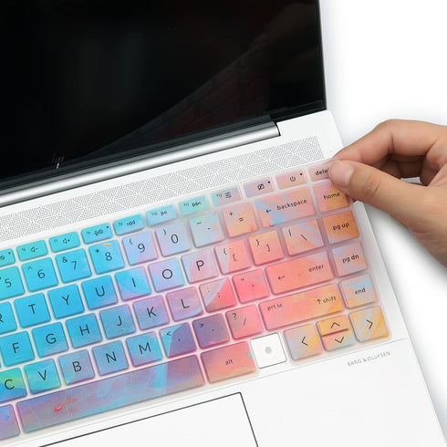 Keyboard Cover for HP Envy 13t-ba 13-bd 13z-ay, HP Envy x360 2-in-1 15.6 Fingerprint Reader 15m-EU/ES 15-ep 15-es2075cl 15-es2026nr 15m-es1023dx 1...